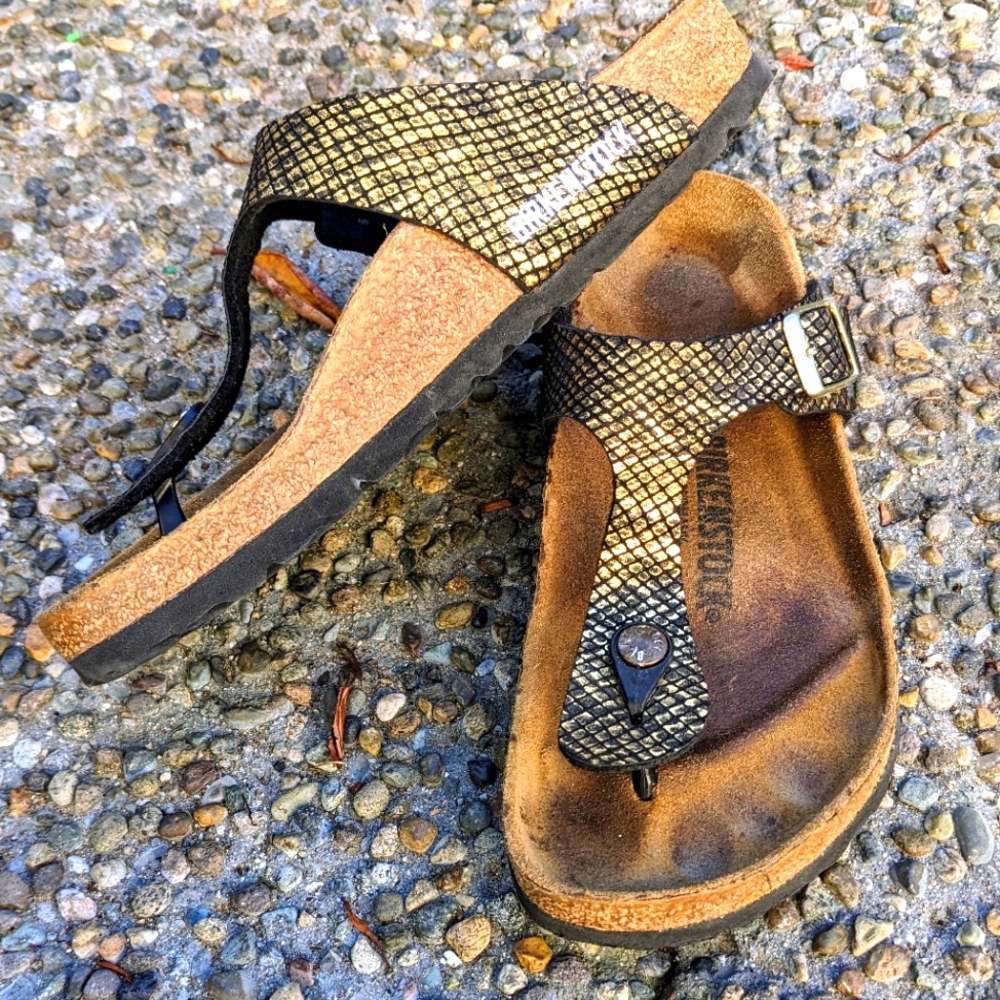 Birkenstock Women's Gizeh Birko Size 37
